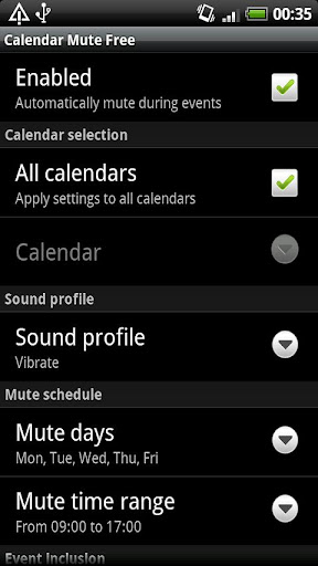 Calendar Mute apk