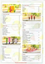 Empire Restaurant menu 4