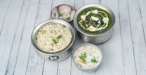 Palak Paneer Rice Combo