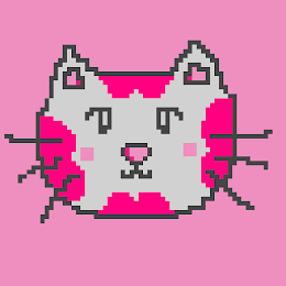 596_grey pink nice cat