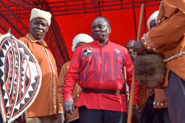 Richard Ngatia gets endorsed by Kikuyu elders to run for Nairobi Governor seat on April 10, 2022.