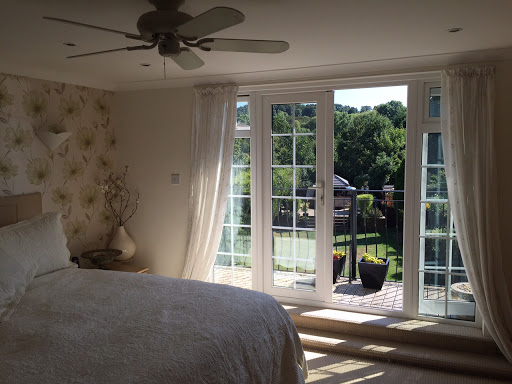 Main bedroom prior to reconfiguration