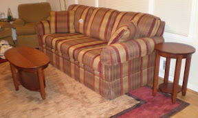Granada End Table and Coffee Table in Chocolate Cherry