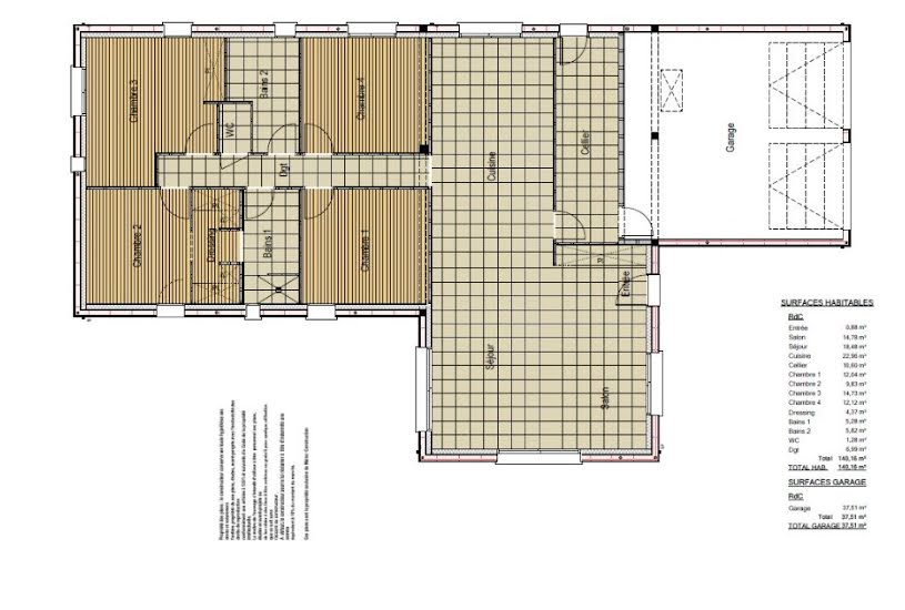  Vente Terrain + Maison - Terrain : 1 630m² - Maison : 140m² à Le Breil-sur-Mérize (72370) 