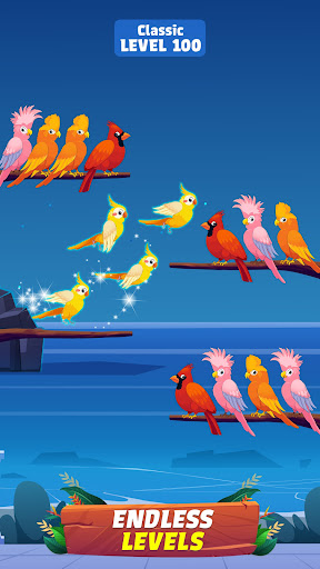 Screenshot Bird Sort - Color Birds Game