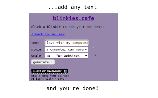 blinkie maker | blinkies.cafe