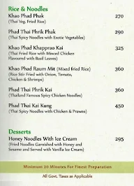 Nisarga - South Coast Hotel menu 4