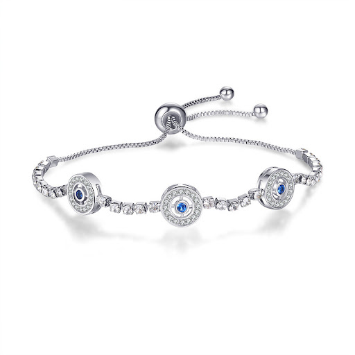 Title 3, Bracelet de zircon micro-incorporé de luxe léger