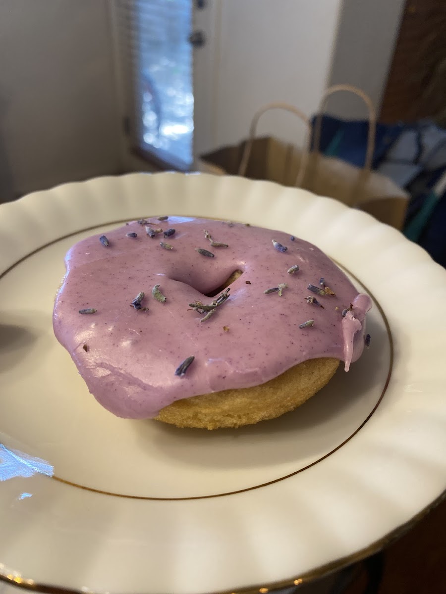 Lavender donut vegan