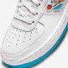 air force 1 x space players white / white / light blue fury