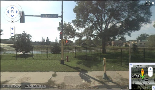 The location of the ruptune and fire.