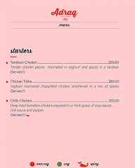 Adraq by OYO menu 1