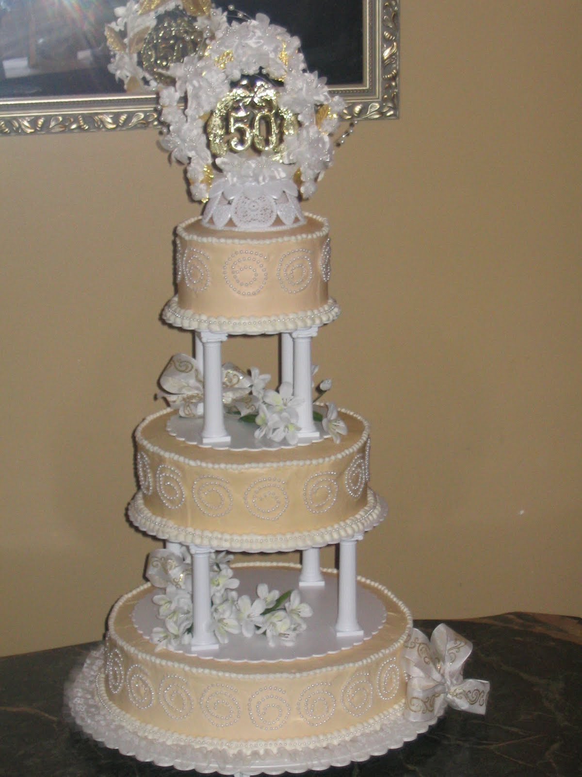 50th wedding anniversary cakes