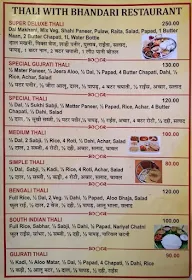 Bhandari Restaurant menu 8