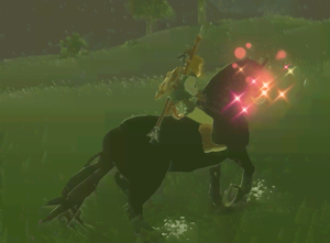 ゼルダBotw＿馬が荒ぶった時のなだめ方