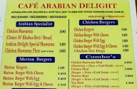 Cafe Arabian Delight menu 1