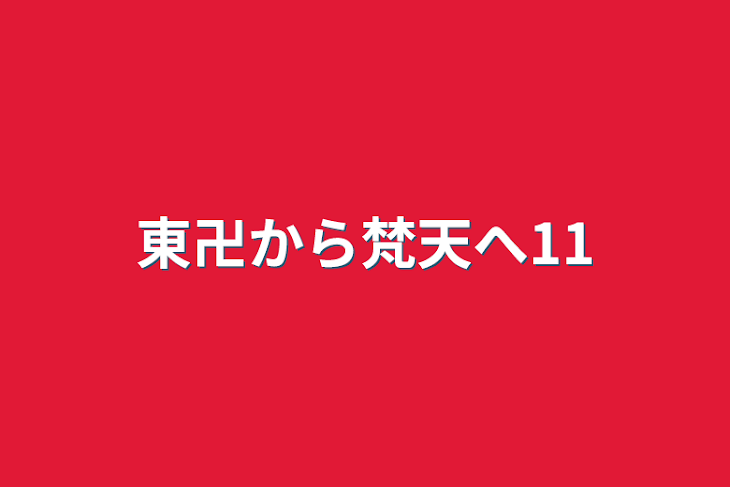 「東卍から梵天へ11」のメインビジュアル