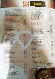 Kalash Family Restaurant menu 2