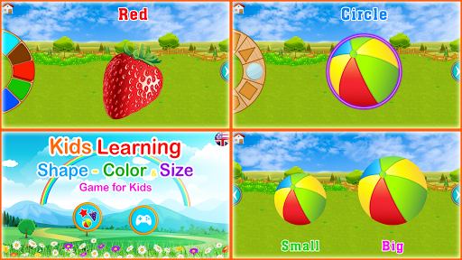 Shape, Color & Size: Kids Play and Learn game free - v1.0