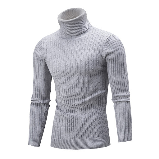 Title 5, Womens Slim-Fit Twist Knit Sweater, High Neck ...