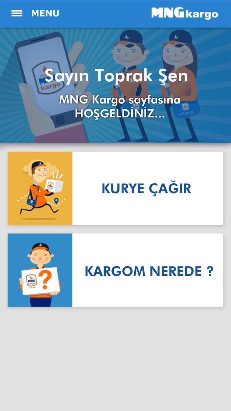 MNG Kargo Mobil Screen 1