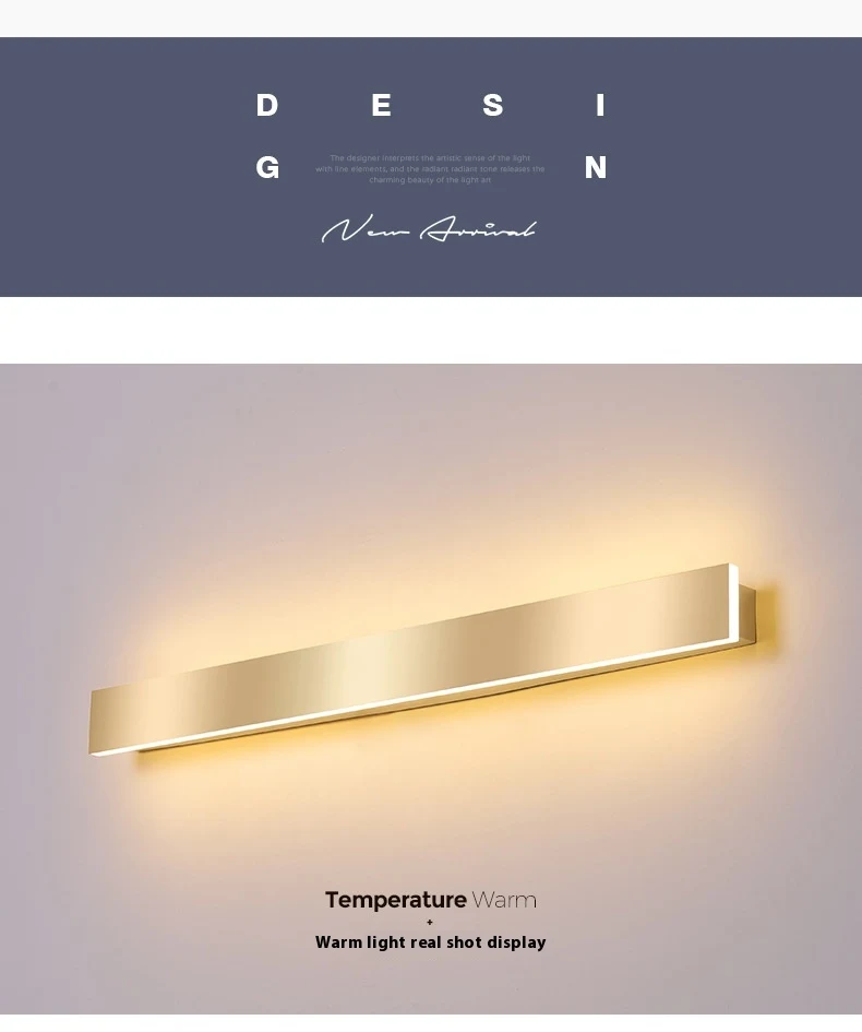 Title 7, Luxury Strip Modern Minimalist Living Room Wall...
