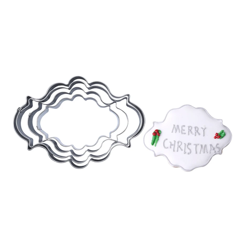 4-Piece Thick Stainless Steel Biscuit Cutter Set for perfectly shaped biscuits, built to last, and easy to clean for hom