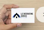 L.C Decorating Service Logo