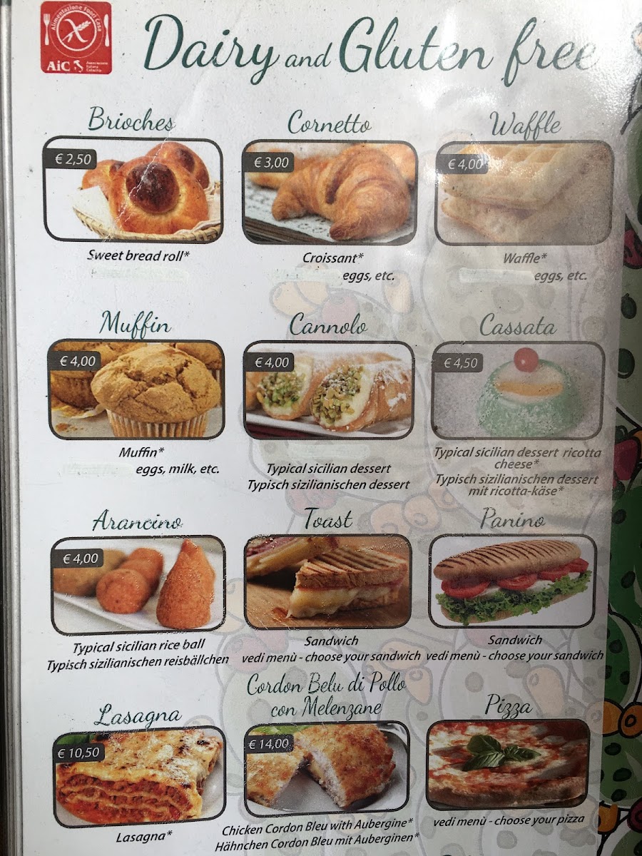 GF menu. Plus any pizza from regular menu can be made with GF crust.