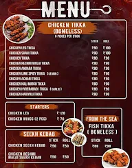 Faiz Tikka menu 2