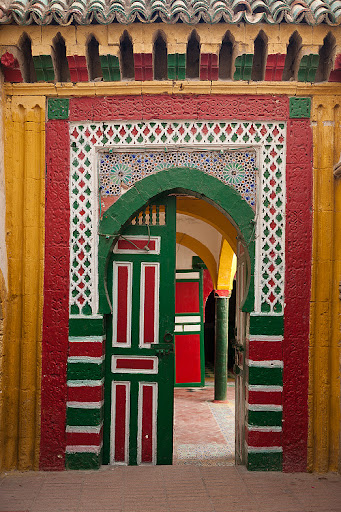 Марокканция. На краю пустыни.