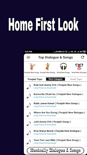 Musically Dialogue and Songs