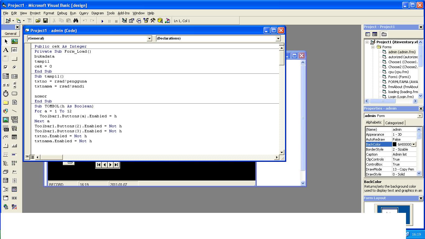 Ilmu Komputer About Visual Basic 6 0