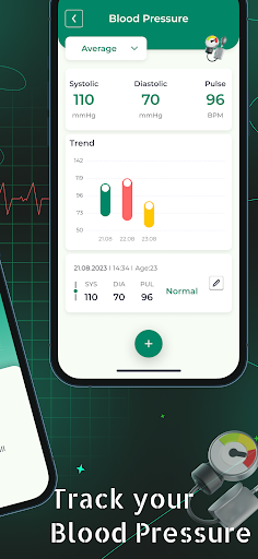 Screenshot Blood Pressure: BPM App