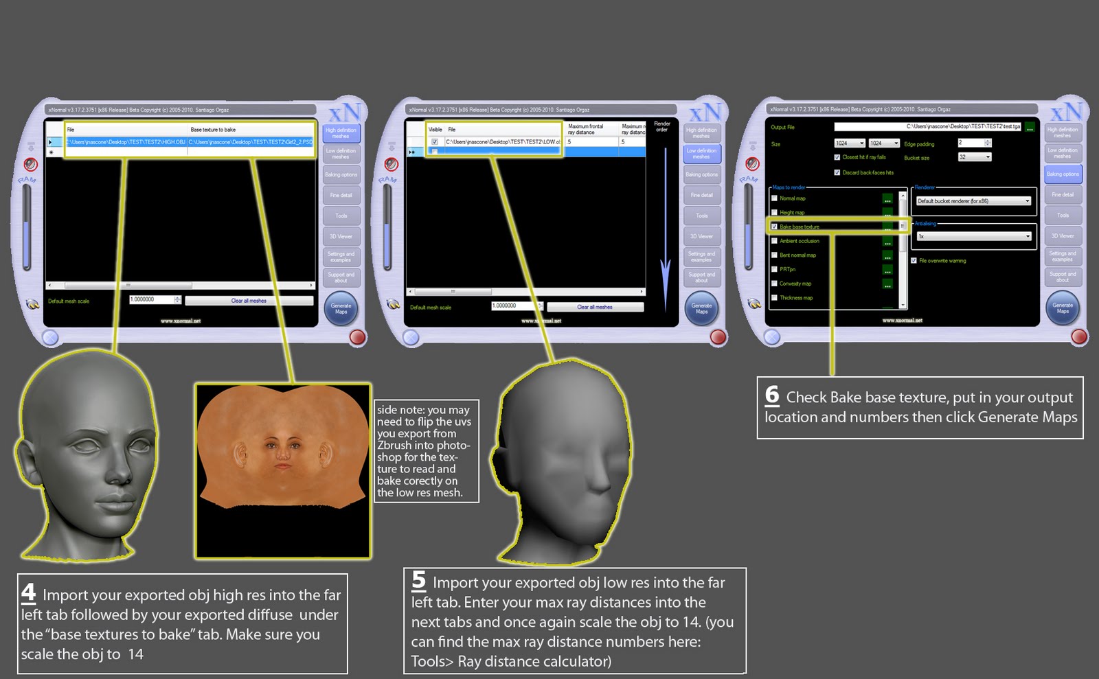 Jonathan Nascone S Art Baking Diffuse Maps In Xnormal