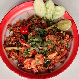 Tom Yum Fried Rice with Shrimp