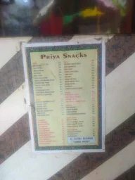 Priya Chat & Snacks menu 4