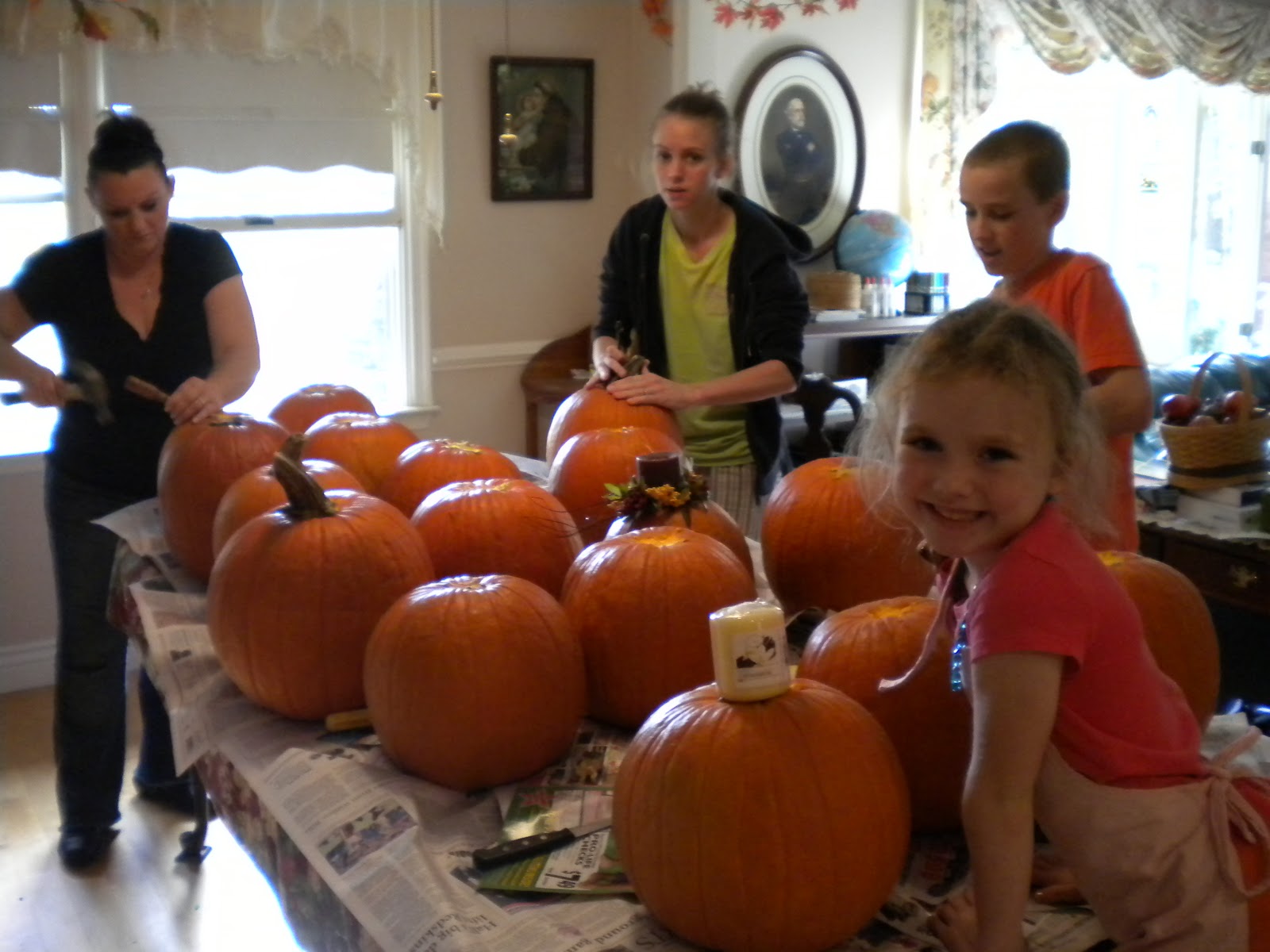 pumpkin wedding centerpiece