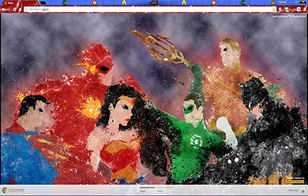 JLA Splatter Art - 1920px small promo image