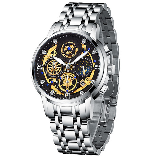Title 3, New Fashion Mens Watch Stainless Steel Top Bran...