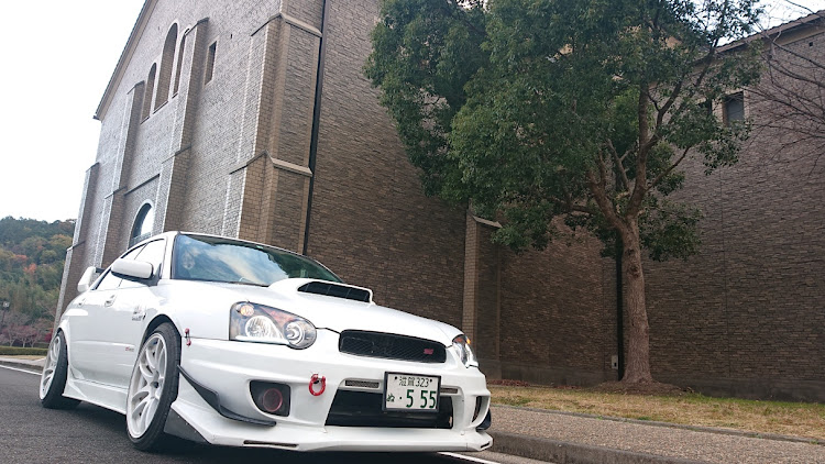 インプレッサ WRX STIの早朝ドライブ・安土城考古博物館・安土マリエート・安土セミナリヨ・無加工スマホ撮りに関するカスタム事例の投稿画像4枚目