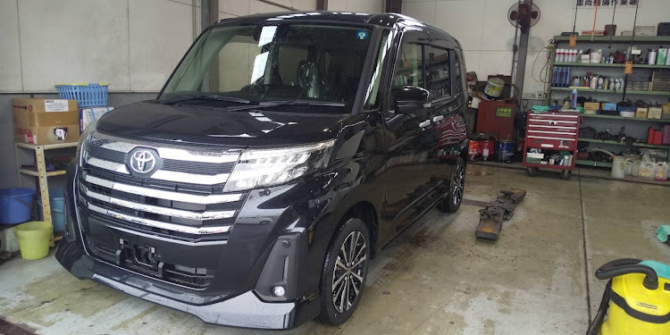 ルーミーカスタムのいつもイイね＆コメントありがとうございます😆・車がやってきた💕・新旧コラボ・進化が楽しみ・ルーミーカスタムに関するカスタム事例の投稿画像1枚目