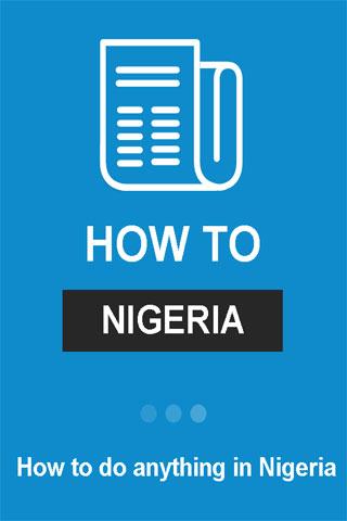 How To Nigeria