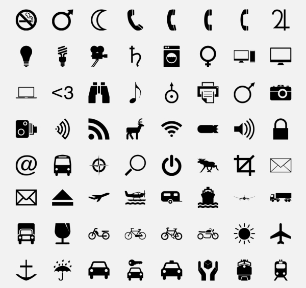 The Best Free Collection of Symbols