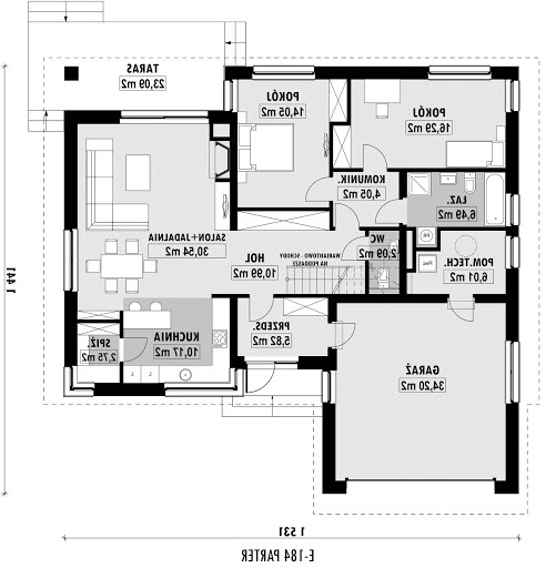 E-184 - Rzut parteru