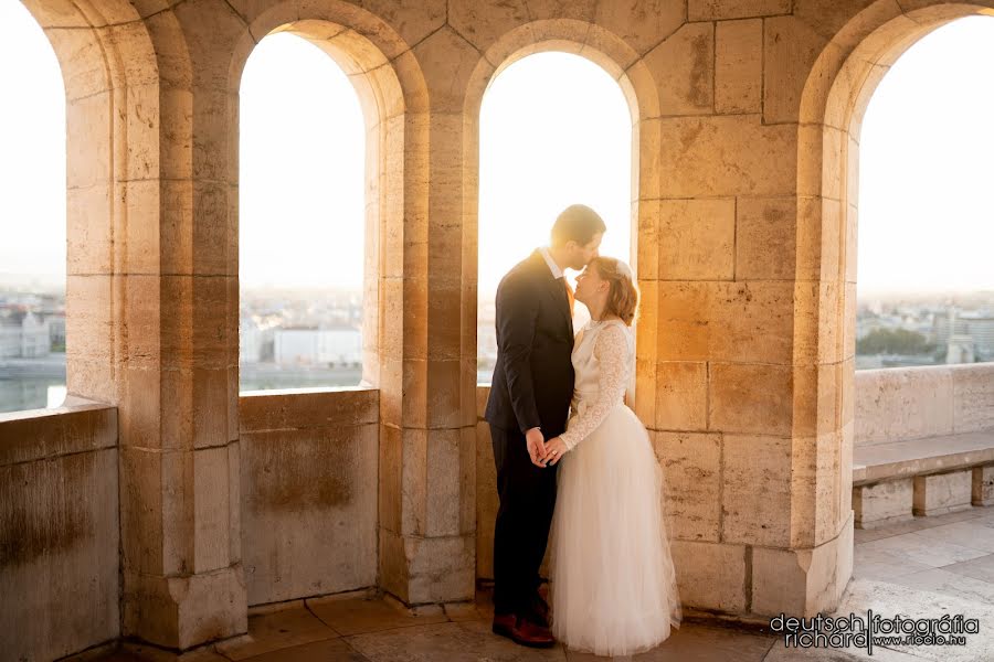 Fotógrafo de casamento Richárd Deutsch (ricciohu). Foto de 16 de dezembro 2023