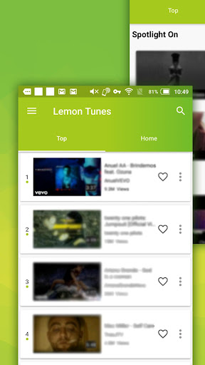 Free Music for Youtube Player - Lemon Tunes