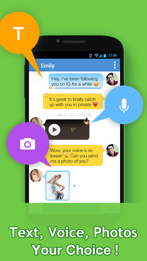   InstaMessage-Chat,meet,dating- screenshot  