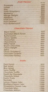 Baker's Bounty menu 4