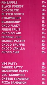 Rohit Bakery menu 2